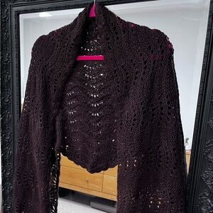 Hand Knitted Shawl Wrap